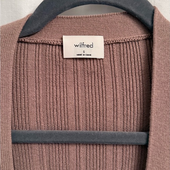 Wilfred Beige Plunge Front Cardigan - Picture 3 of 3